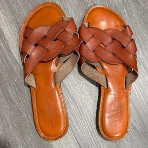 Rock & Candy Women's Tan Braided Sandals